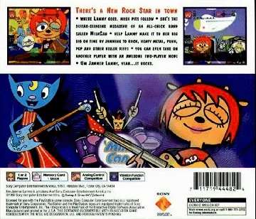 Um Jammer Lammy (US) box cover back